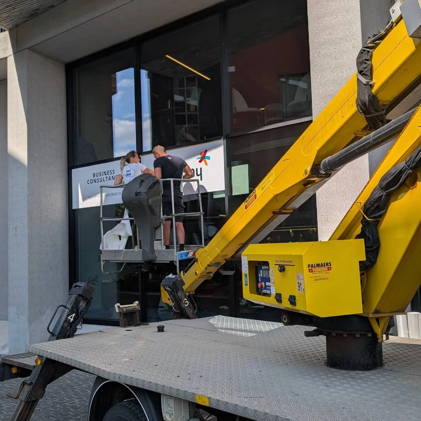 Hard work in Hasselt.